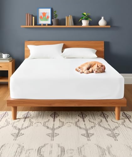 Everlasting Comfort Premium Full Size Mattress Protector - Waterproof & Breathable, Noiseless Design, Washable Cover, 18" Deep Pocket, Stain Resistant Cover for Sleep Hygiene - image 9