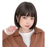 [ブライトララ] ウィッグ ボブ ショート フルウィッグ ウイッグ レディース かつら 女性 黒髪 金髪 普段使い tf1704-BC