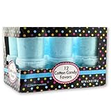 Albert's Caribbean Blue Cotton Candy – 12 Pack – Fluffy Blueberry Sweet Treat – Resealable Tubs – Perfect for Parties & Events