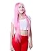 HDE Women's Wig Long Straight Hair Wig (32 Inches Total Length) with Included Wig Cap Synthetic Halloween Cosplay LARP Costume Accessory (Bright Pink)