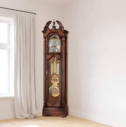 Howard Miller Langston Grandfather Clock 611-017 – Windsor Cherry with Single-Chime Movement - Thumbnail 6