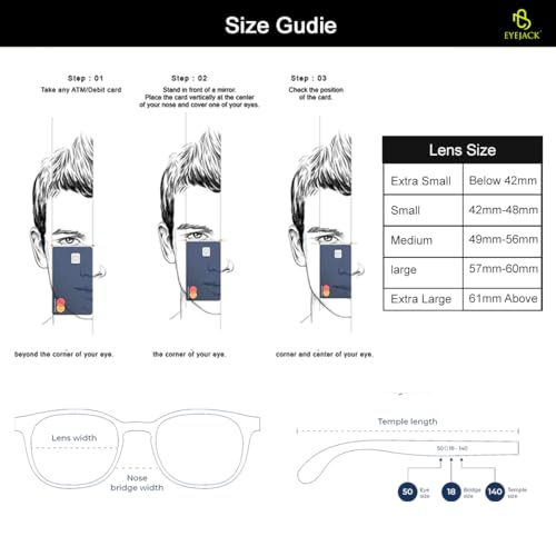 Image of EYEJACK by Voyage UV Protected & Polarized Aviator Sunglasses for Men & Women