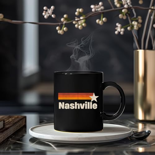 Nashville Mug, Vintage Old 70s 80s 90s, 11oz 15oz Mug, Nashville Retro Gifts - Image 5