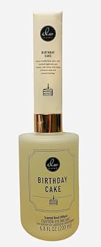DW Home Birthday Cake Scented Reed Diffuser Bonus Size 6.8 Ounces