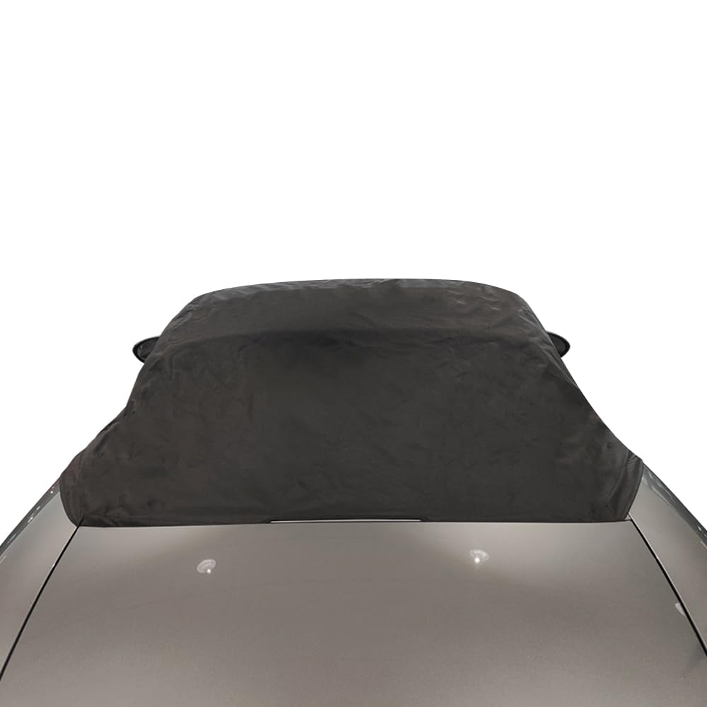 bâche de Capote Compatible avec Fiat 124 Spider Housse Noir
