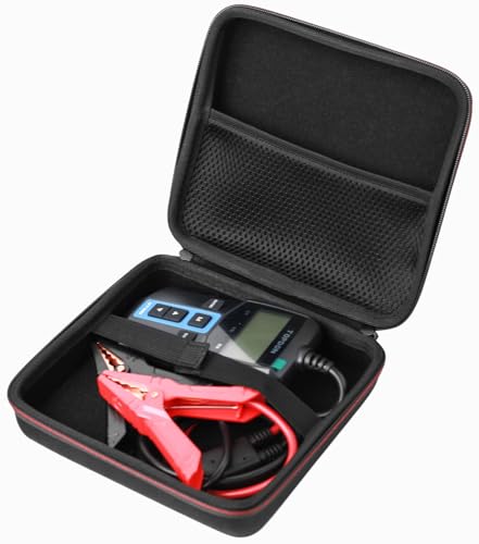 Maoershan �ی�g���x���L�����[�P�[�X TOPDON BT100 �J�[�o�b�e���[ 12V �I���^�l�[�^�[���׃e�X�^�[ 100-2000 CCA �����ԗp�I���^�l�[�^�[�N�����L���O�V�X�e���e�X�^�[(�P�[�X�̂�)