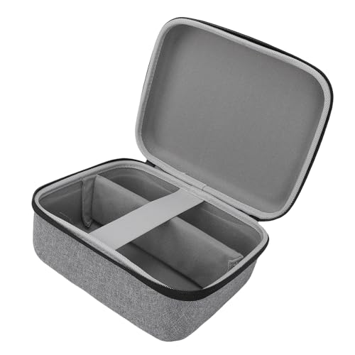 Estuche rígido portátil para proyector, diseño de doble cremallera, compatible con 4 3 Pro PLAY6, estuche de transporte EVA para almacenamiento seguro en viajes miniatura 7