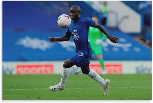 XYNZTF - XYNZTF DIY 5d Diamant Malerei Kits FüR Erwachsene NGolo Kante Poster, französischer Profi-Fußballspieler Kreuzstich Art Kristall Strass Stickerei Painting 7.8"x11.8"(20x30cm)