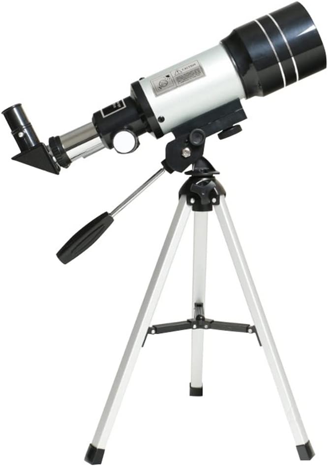 Telescope Astronomical Telescope Monocular Telescope with Tripod Viewing Crater Suitable for Adult Beginners (Color : White Size : One Size)
