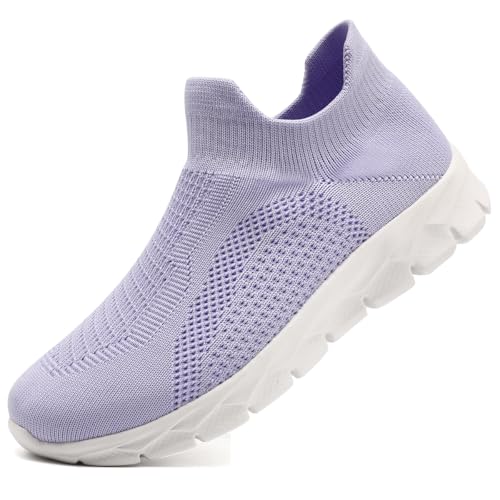 Image of Womens Shoes Running Walking Sneakers Slip On Sport Outdoor Casual Tennis Workout AthleticGym Shoes Lightweight Comfortable Fashion Fitness Shoes