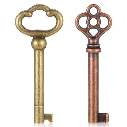 Perfetta per mobili antichi: queste chiavi uniche offrono infinite possibilità perfette tra cui armadi, cassetti e scatole portaoggetti. Sebbene queste chiavi si adattano a molti stili di mobili classici, non garantiscono la compatibilità con tutti i tipi, in particolare con mobili moderni o su misura. Perfette anche per il tuo progetto fai da te, che è un piccolo oggetto che gli amanti del retrò non possono rifiutare!