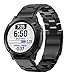 Abanen Titanium Watch Band for Garmin Fenix 8 47mm/epix Pro 47mm, Quick Fit 22mm Titanium Metal Wristband with Stainless Steel Buckle for Fenix 7/6/5,Approach S62 (Black)
