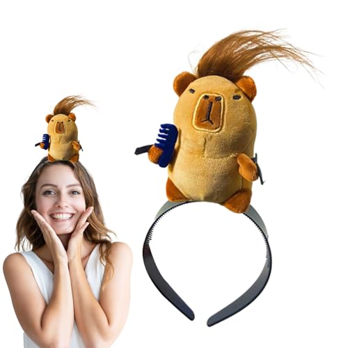 Pinza de pelo de capibara de dibujos animados para mujer y accesorios de maquillaje