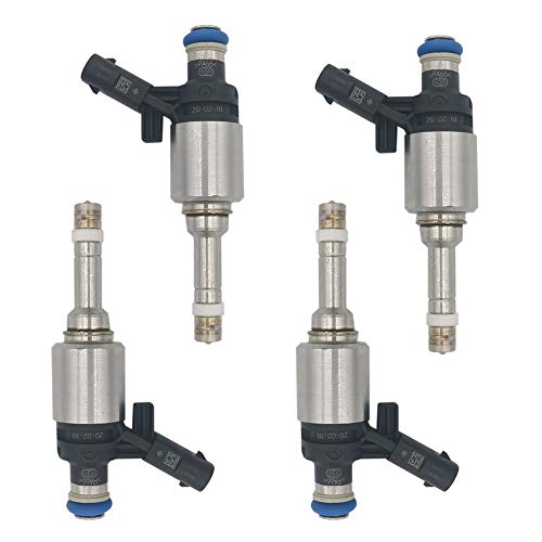 Amrxuts Lot de 4 injecteurs 0261500057 06H906036F apte à pour AU-DI A3 TT 1.8 TFSI apte à pour SKO-DA apte à pour OCTAVIA SUPERB 1.8 TSI 118KW 2006-2015
