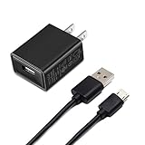 Extra Long 5 Ft AC Adapter 2A Rapid Charger for Amazon Kindle Fire