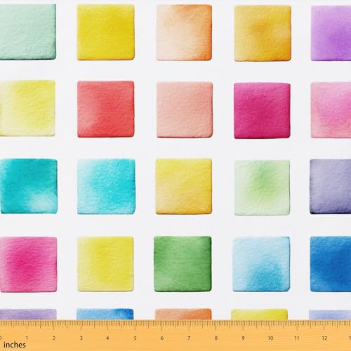 Polka Dot Upholstery Fabric by The Yard - Colorful Round Geometric Dot