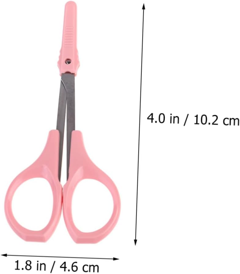VALICLUD 6pcs High Scissors Eyebrow Trimmer and Eyelash Scissors for Grooming Lightweight and Compact Design