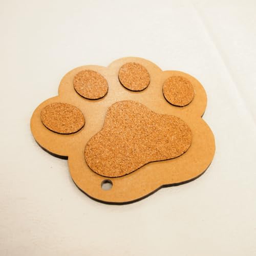 [ふるさと納税] [思いやり型返礼品]にくきゅう鍋敷き なべしき 肉球 キッチン雑貨 お鍋 犬グッズ 猫 グッズ アニマルグッズ 北海道 当麻町 さんれっど