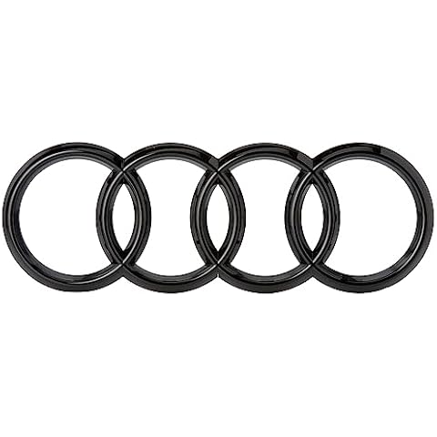 Audi Black Edition Radiator Grille Emblem Cover