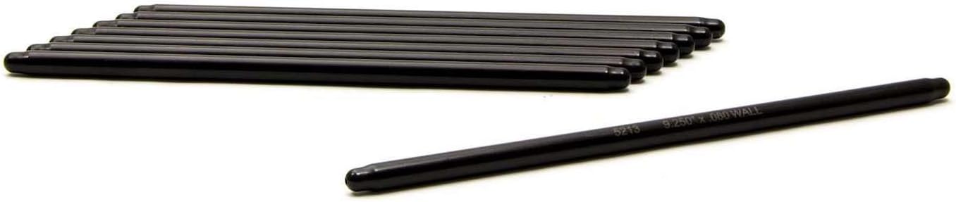 Manley Pushrod, 9.350 in Long, 3/8 in Diameter, 0.080 in Thick Wall, Swedged Ends, Chromoly, Set of 8