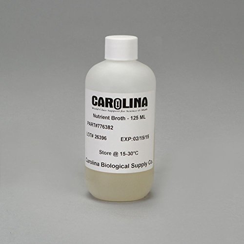 Nutrient Broth, Prepared Media Bottle, 125 mL, Plastic Bottle