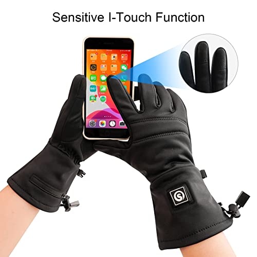 day wolf Heated Gloves Liners for Men Women with Touchscreen,Winter Rechargeable Electric Thermal Thin Gloves for Cold Weather Snow Running Cycling Driving Biking Riding Hunting Skiing by day wolf - Image 3