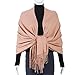 TUSHUSTY Scarf for Women Winter Pashmina Feel Shawl Wraps Softest Warm Blanket Oversized Scarves Evening Dress Wraps Tan