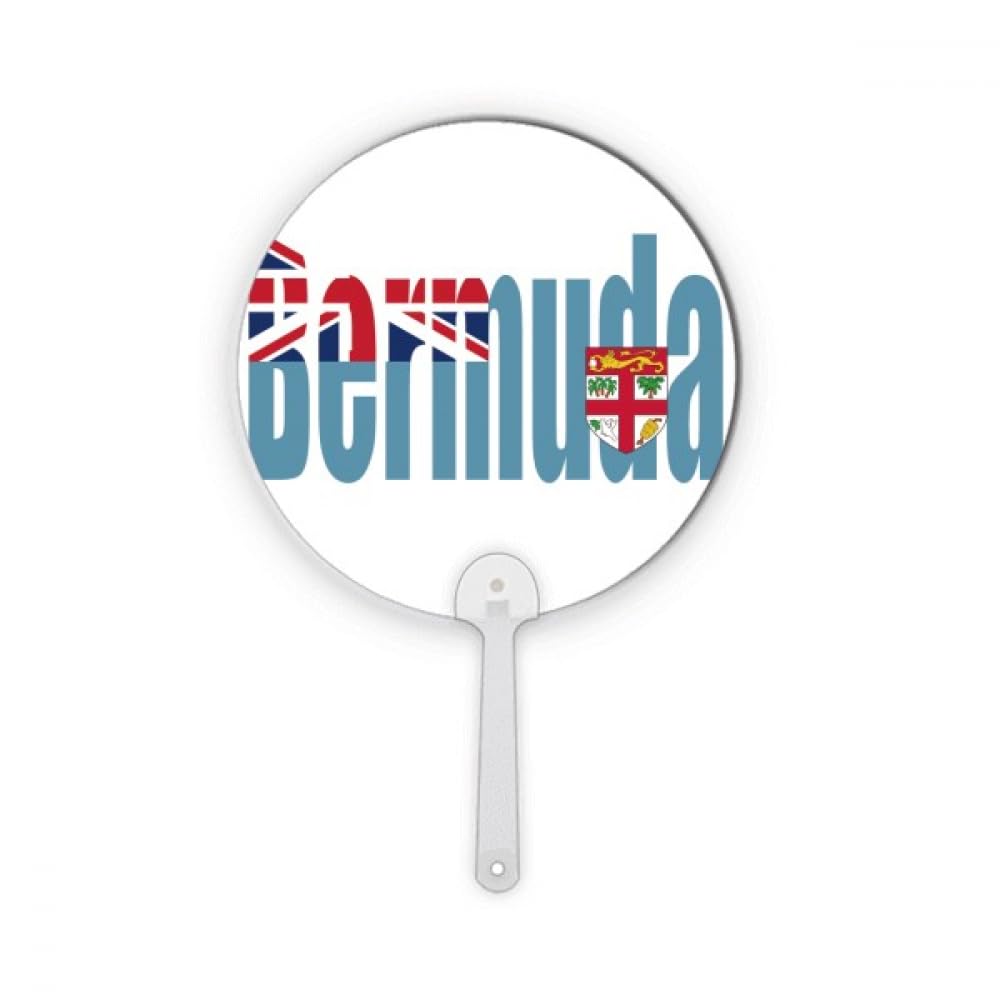 Drapeau des Bermudes éventail pour fraîcheur estivale et soirées