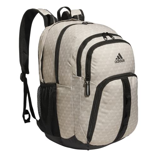adidas Prime Backpack, Bos Mini Monogram Wonder Beige/Black, One Size, Prime 6 Backpack