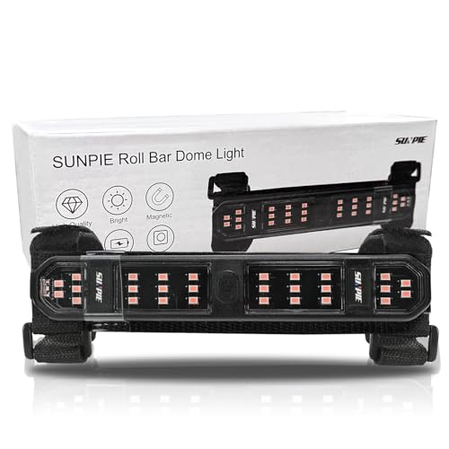 Image of SUNPIE Pink Dome Light for UTV /SXS Roll Bar Cage,Universal Interior Lights