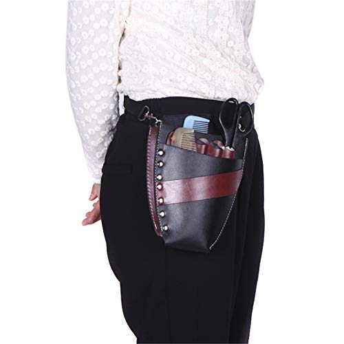 Sac à la courroie taille en cuir pour coiffeurs et stylistes visagistes