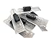 Tatmax 20PCS 1 Inch Tattoo Combo Needles and Tubes: 5RM, 7RM, 9RM, 11RM, 13RM, 15RM (9 Round Magnum)