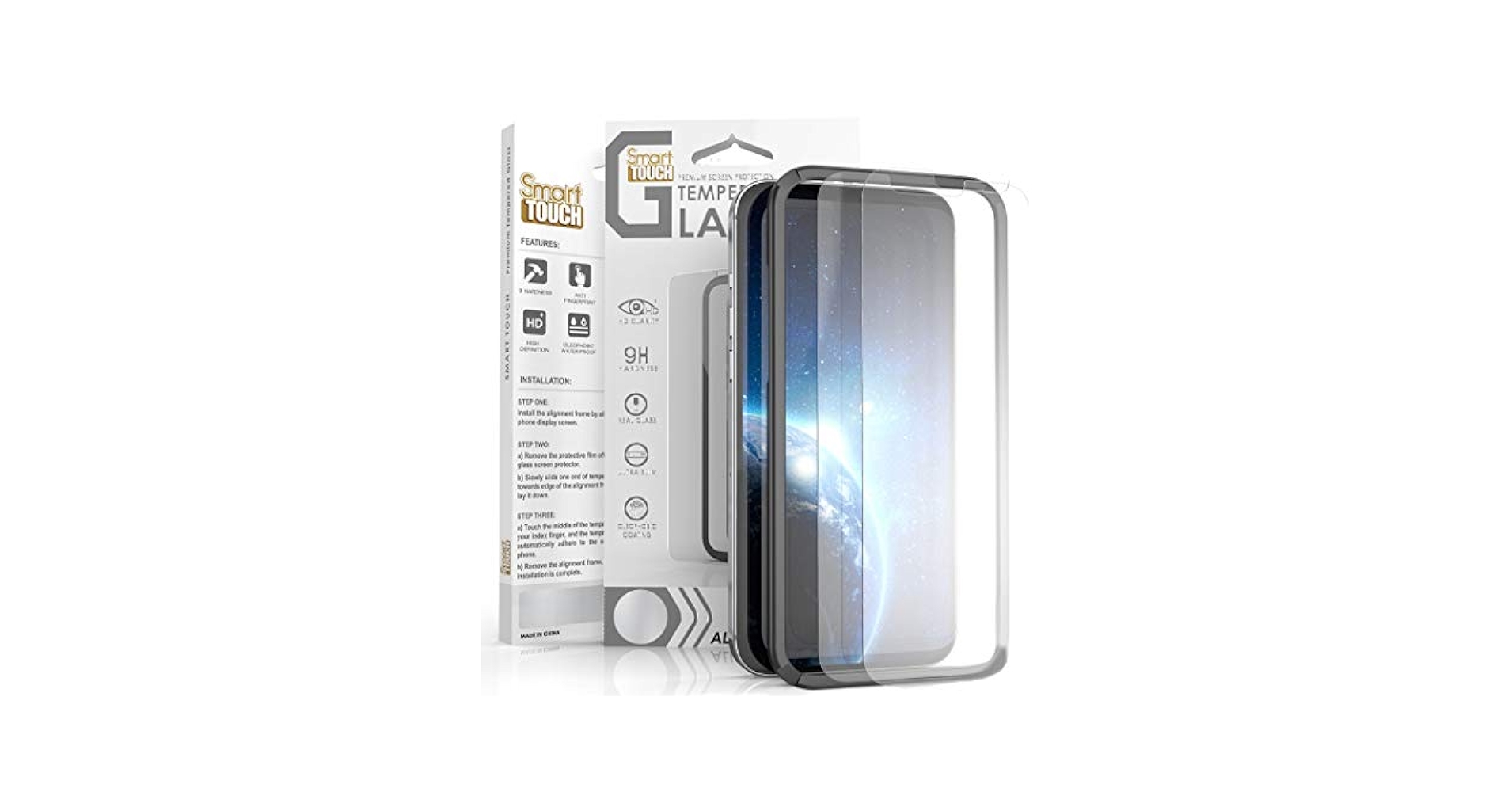 Amazon.com: EZ Install Frame and 2X Tempered Glass Screen