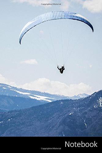 Notebook Paesaggio Montagne Parapendio Paracadute Taccuino Agenda Quaderno Delle Annotazioni Diario Libro Di Scrittura Carnet X