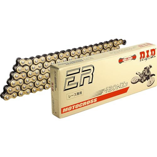 DID, Cadena Did 420Nz3, Oro Y Negro, Longitud, 130 Eslabones Con Unión Clip, Rj