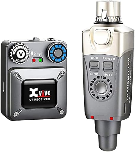 XVIVE U4 Wireless In Ear Monitor, Sistema inalámbrico Profesional para monitorización de Auriculares in-Ear, Compuesto por 1 emisor y 1 Receptor | Ya disponible en tu tienda friki favorita! En mundofriki.es! XVIVE U4 Wireless In Ear Monitor, Sistema inalámbrico Profesional para monitorización de Auriculares in-Ear, Compuesto por 1 emisor y 1 Receptor | Ya disponible en tu tienda friki favorita! En mundofriki.es!