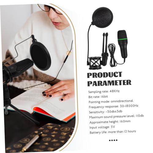 Microphone USB pour streaming PC - Kit complet avec trépied de table anti-vibrations - 3