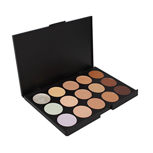 niceEshop Professional 15 Color Concealer Camouflage Makeup Palette (Concealer, 15 Colors)