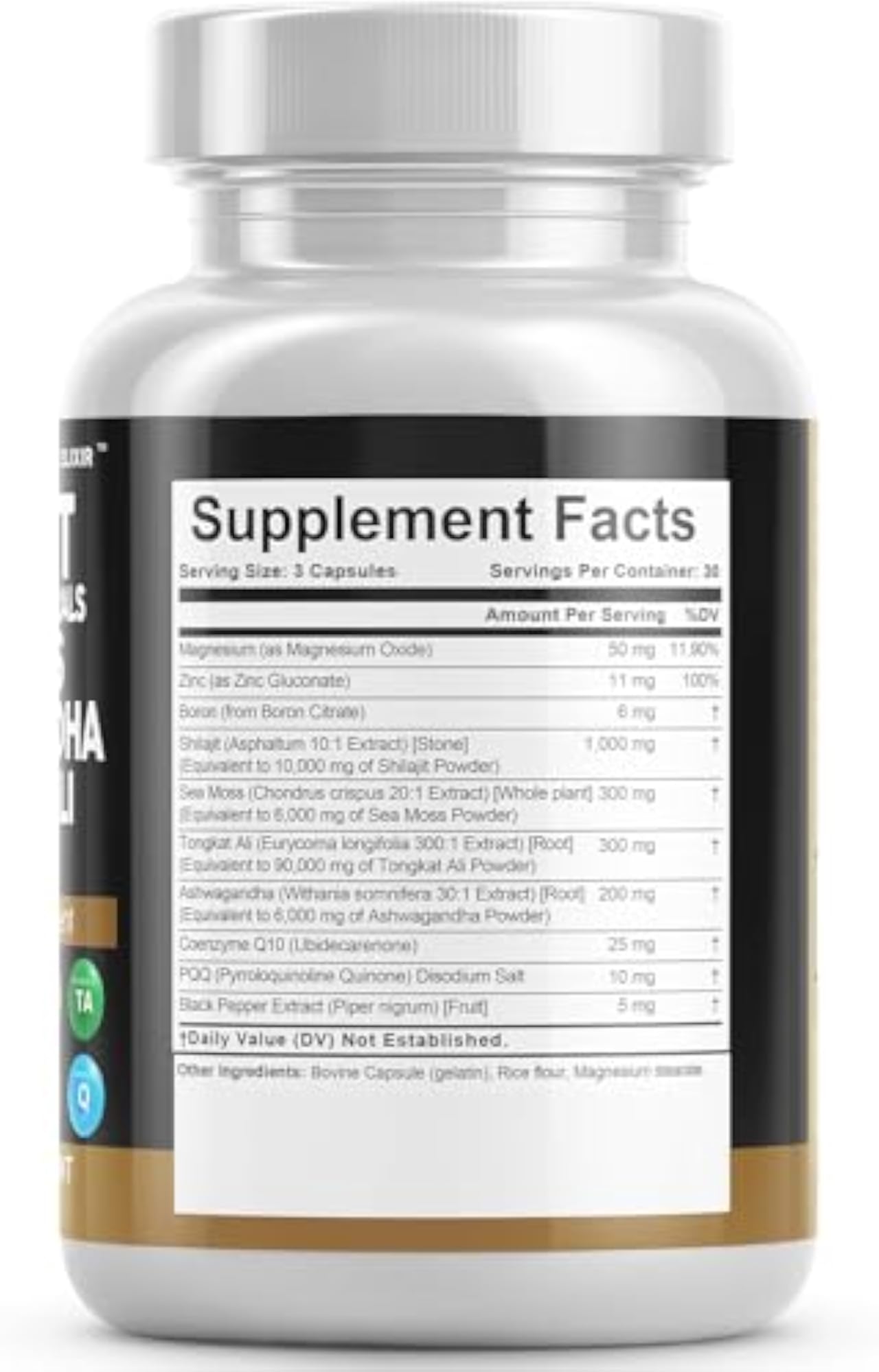 Athinika Nutrition Shilajit Supplement, 90 Count