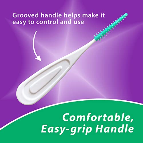 BrightWorks Mint Dental Picks, with Extra Soft Rubber Bristles and Flexible Tip, Clean Gently and Effectively Between Teeth, Travel Case Included, 3 Packs (64 Per Pack) [192 Total Picks] - Thumbnail 6