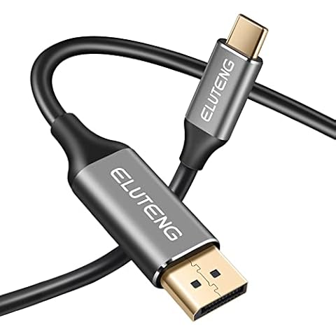 Cable USB C a Displayport 4K@60Hz, ELUTENG Cover