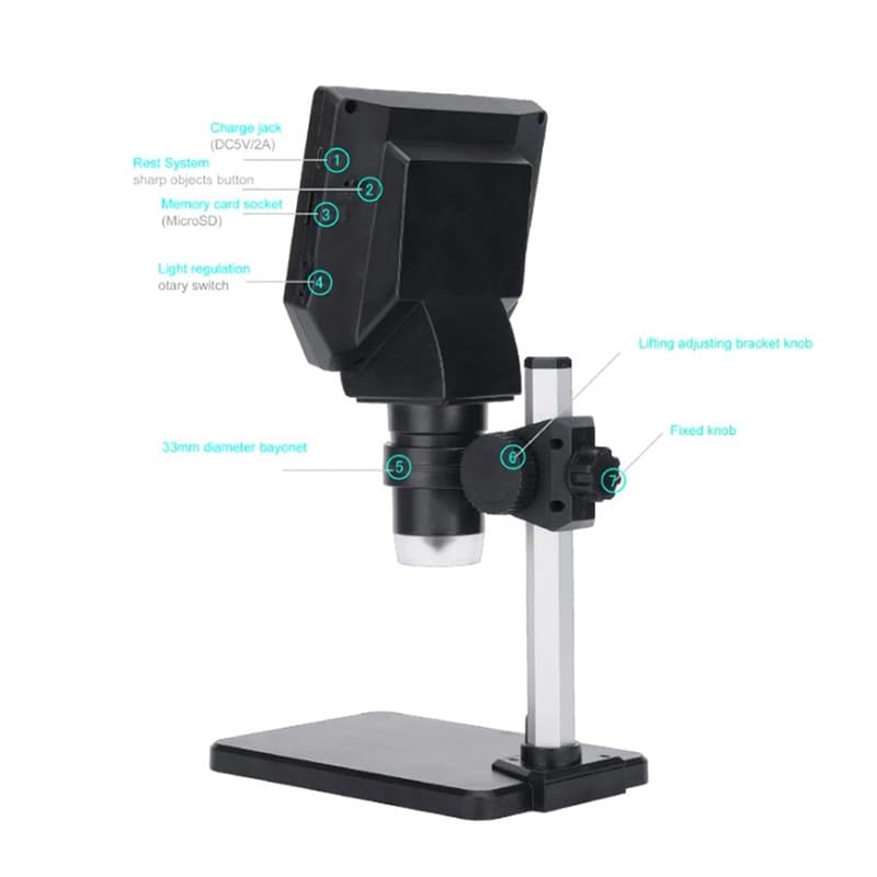 Microscope pour souder G1000 à écran LCD sur établi électronique de précision - 3