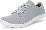 WHITIN Women's Minimalist Barefoot Fashion Sneakers Zero Drop Size 7.5 Wide Width Toe Box Arch Suppo