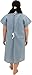 Careoutfit 3 Pack - Blue Hospital Gown with Back Tie/Hospital Patient Gown with Ties - One Size Fits All