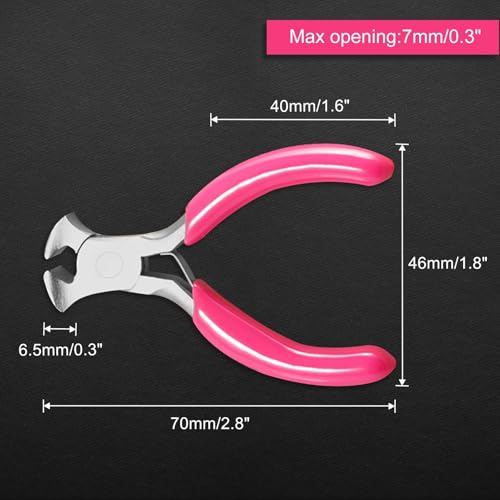 Image of 3 Inches End Cutting Pliers Mini End Nippers for Jewelry Making Mini Pliers for Jewelry Making Supplies