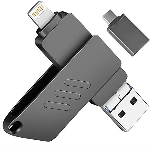 iOS Flash Drive for iPhone Photo Stick 128GB Memory Stick USB 3.0 Thumb Drive Jump Drive Photo Backup iflash External Storage Lightning Memory Stick for iPhone