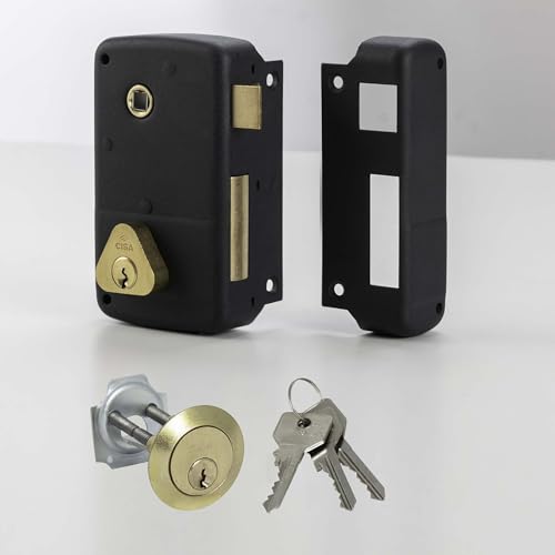 CISA 50211 Portoncino Legno Lock, Nickel Plated - Image 3