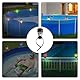 6 Stück Solar Teichbeleuchtung, Poolbeleuchtung, Solar Zaun Licht, Pool Lichter Unterwasser, Farbe LED Poolbeleuchtung für Pool Garten Deko,Zaun, Treppen, Terrasse, Hof, Courtyard Fence
