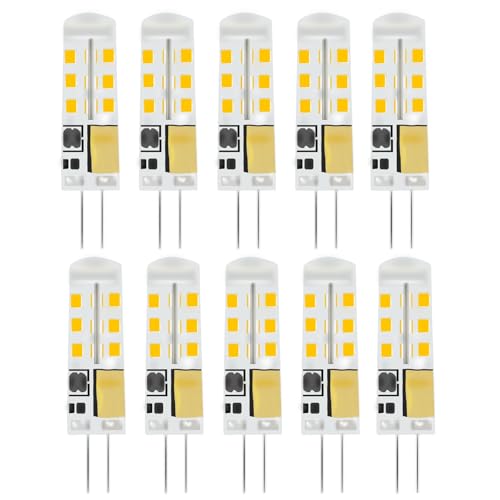 hekmazon G4 LEDd10 3W AC/DC 12V 20W 30W nQd p JC oCsx[X EH[zCg 3000K G4 hXP[vd