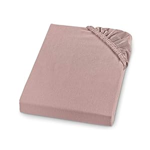 sleepling Biber Spannbetttuch | Feinbiber Spannbettlaken | Made in Germany | 100% Baumwolle | Matratzen bis 23 cm Höhe | Rundum Gummizug | Ökotex | waschbar 60 Grad | 120 x 200, rosa